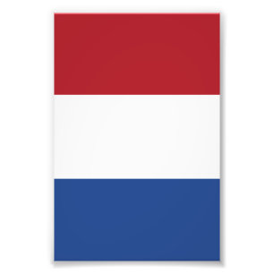 niederländische Flagge Fotodruck