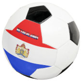 Niederländische Flagge Fußball (Dreiviertel)