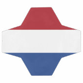 Niederländische Flagge Fußball (Flach)