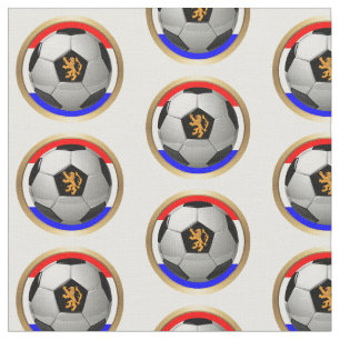 Niederländische Flagge - Fußballball Stoff