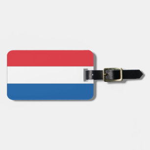 Niederländische Flagge Gepäckanhänger