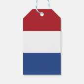 niederländische Flagge Geschenkanhänger (Rückseite)