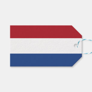 Niederländische Flagge Geschenkanhänger