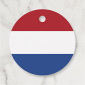 niederländische Flagge Geschenkanhänger (Rückseite)