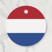 niederländische Flagge Geschenkanhänger (Vorderseite)