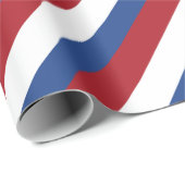 Niederländische Flagge Geschenkpapier (Rolleneckpunkt)