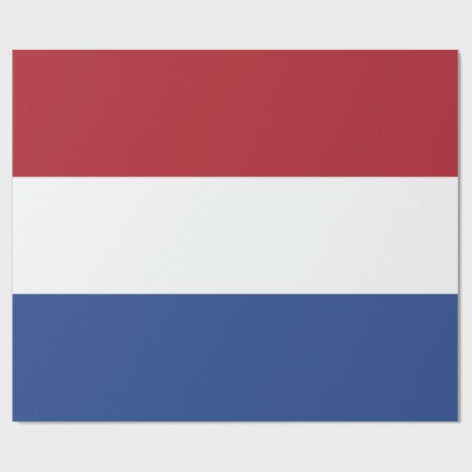 niederländische Flagge Geschenkpapier (Flach)