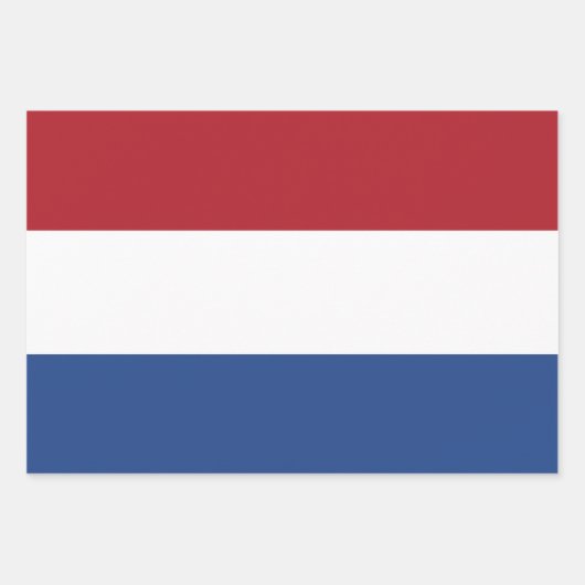 Niederländische Flagge Geschenkpapier Set (Vorderseite 3)