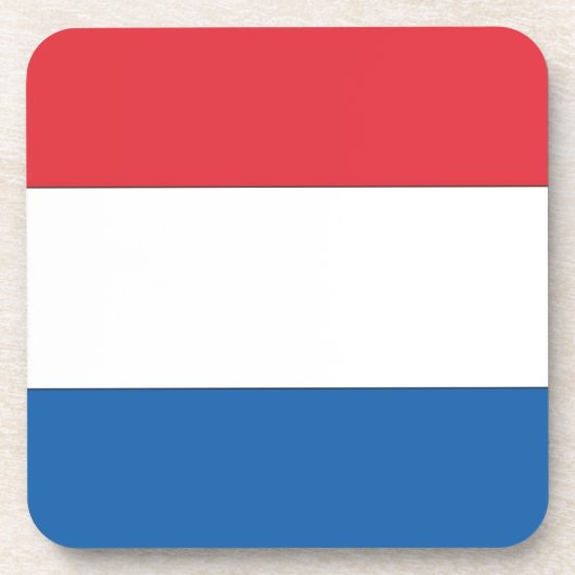 Niederländische Flagge Getränkeuntersetzer (Vorderseite)