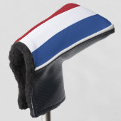 Niederländische Flagge Golf Headcover (3/4 Vorderseite)