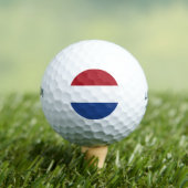 Niederländische Flagge Golfball (Insitu T-Shirt)