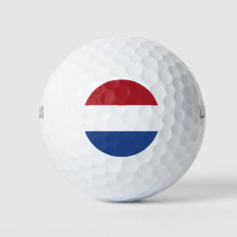 Niederländische Flagge Golfball