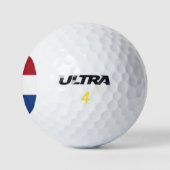 niederländische Flagge Golfball (Logo)