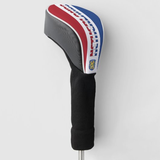 Niederländische Flagge Gorgetic Patriotic Golf Headcover (angewinkelt)
