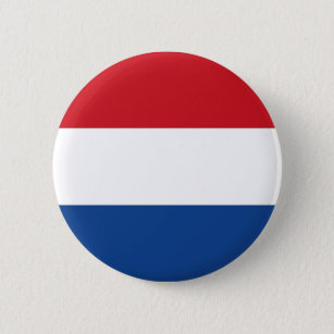 Niederländische Flagge, Holland, niederländisch Button