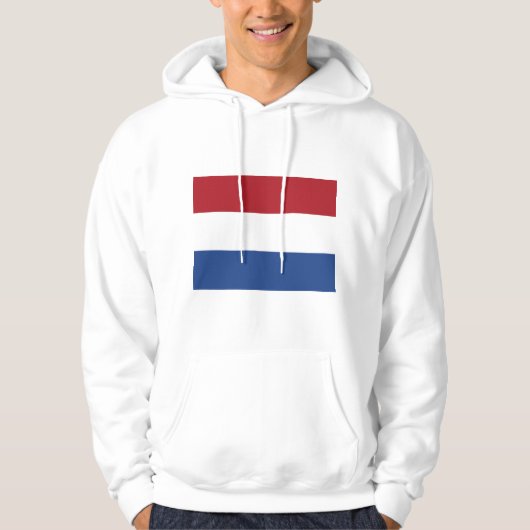 Niederländische Flagge Hoodie (Vorderseite)