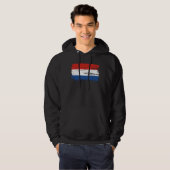 Niederländische Flagge Hoodie (Vorne ganz)