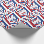 Niederländische Flagge in Mehrfachlagenzuordnung Geschenkpapier (Ecke)