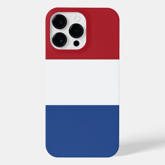 niederländische Flagge iPhone Hülle (Rückseite)
