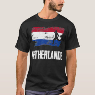 Niederländische Flagge Jersey Dutch Soccer Team Du T-Shirt