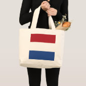 Niederländische Flagge Jumbo Stoffbeutel (Vorderseite (Produkt))