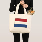 Niederländische Flagge Jumbo Stoffbeutel (Vorderseite (Produkt))