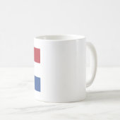 Niederländische Flagge Kaffeetasse (VorderseiteRechts)
