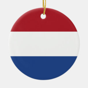 niederländische Flagge Keramik Ornament