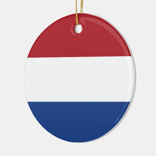 niederländische Flagge Keramik Ornament (Links)