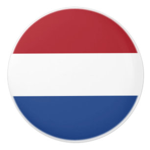 niederländische Flagge Keramikknauf