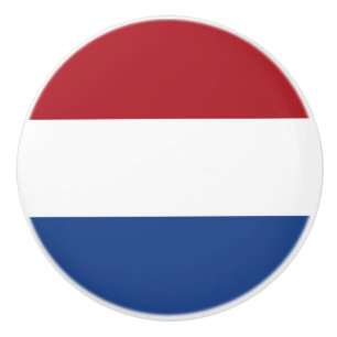 niederländische Flagge Keramikknauf