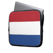 Niederländische Flagge - Laptop-Sieb Laptopschutzhülle (Vorderseite Links)