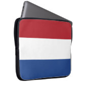 Niederländische Flagge Laptopschutzhülle (Vorne Rechts)
