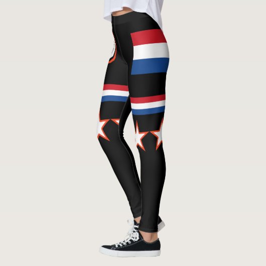 Niederländische Flagge Leggings (Links)