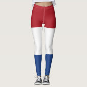 Niederländische Flagge Leggings (Vorderseite)