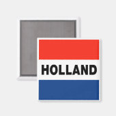 Niederländische Flagge Magnet (Vorderseite/Rückseite)