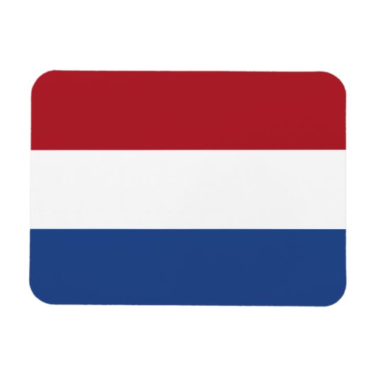 Niederländische Flagge Magnet (Horizontal)