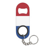 niederländische Flagge Mini Flaschenöffner (Rückseite)
