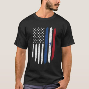 Niederländische Flagge Niederlande Root Vater Gift T-Shirt