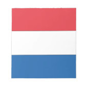 Niederländische Flagge Notizblock (Vorderseite)