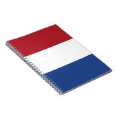 Niederländische Flagge Notizblock (Rechte Seite)