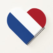 niederländische Flagge Notizblock (Rückseite)