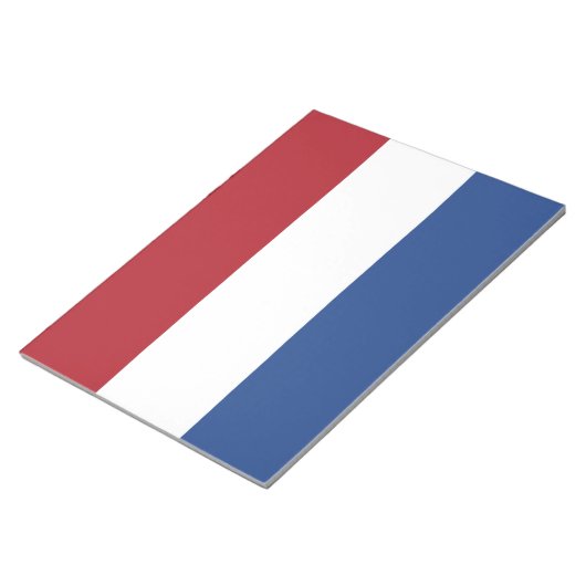 Niederländische Flagge Notizblock (angewinkelt)