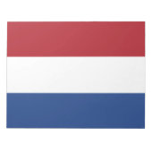 Niederländische Flagge Notizblock (Vorderseite)