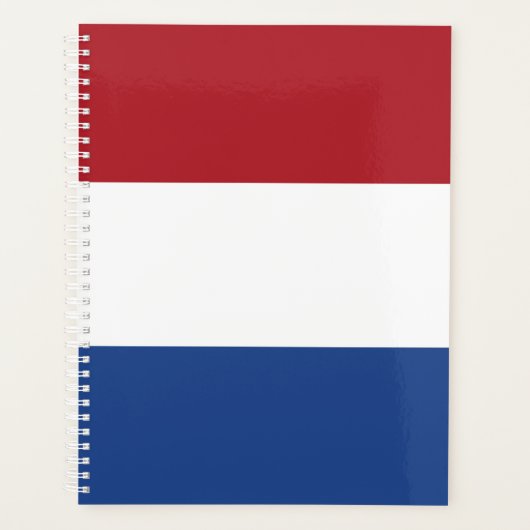 Niederländische Flagge Planer (Vorderseite)