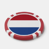 niederländische Flagge Pokerchips (Einzeln)