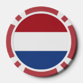 niederländische Flagge Pokerchips (Rückseite)