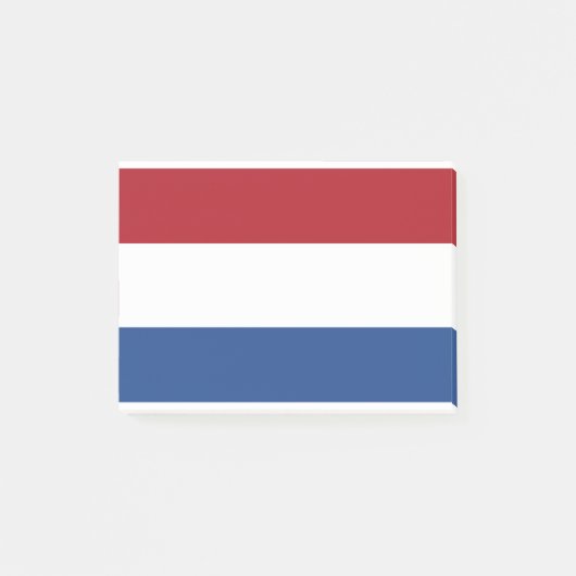 Niederländische Flagge Post-it Klebezettel (Vorderseite)