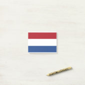 Niederländische Flagge Post-it Klebezettel (Auf Schreibtisch)