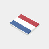 Niederländische Flagge Post-it Klebezettel (angewinkelt)